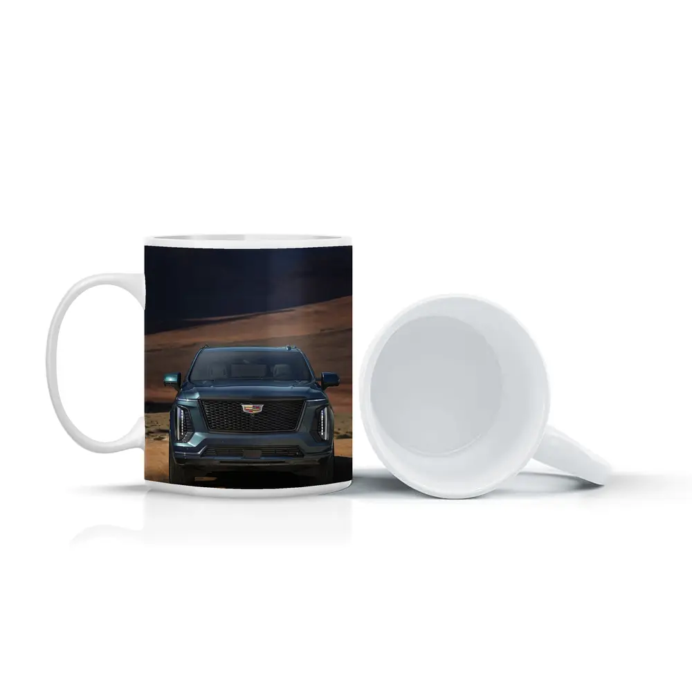 Cadillac Escalade SUV Desert Canyon Front View – Mugs