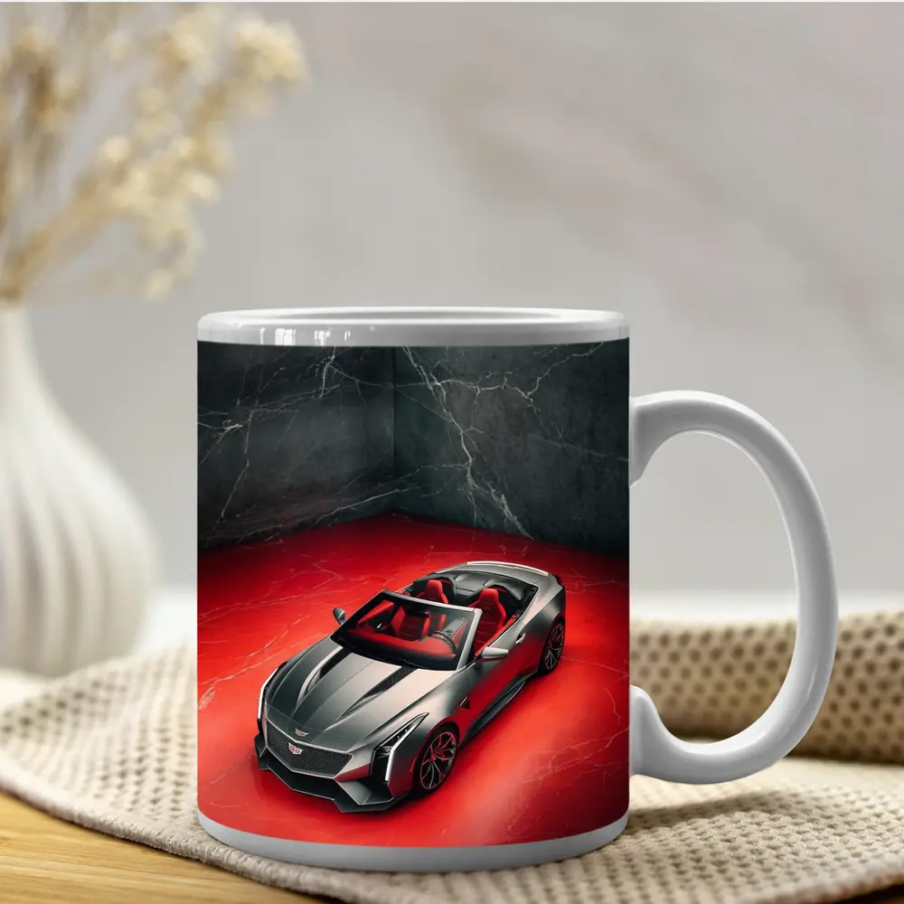 Cadillac XLR Roadster Red Marble Studio – Mugs