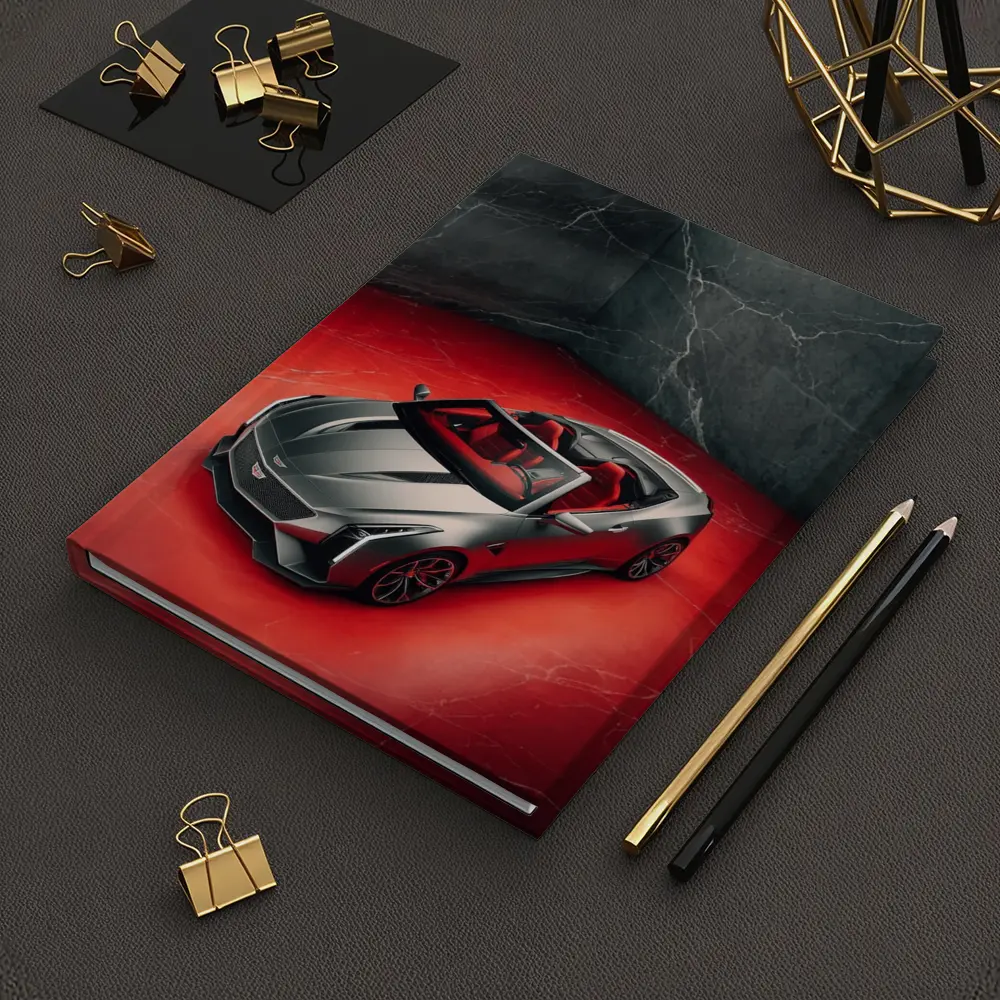 Cadillac XLR Roadster Red Marble Studio – Notebooks