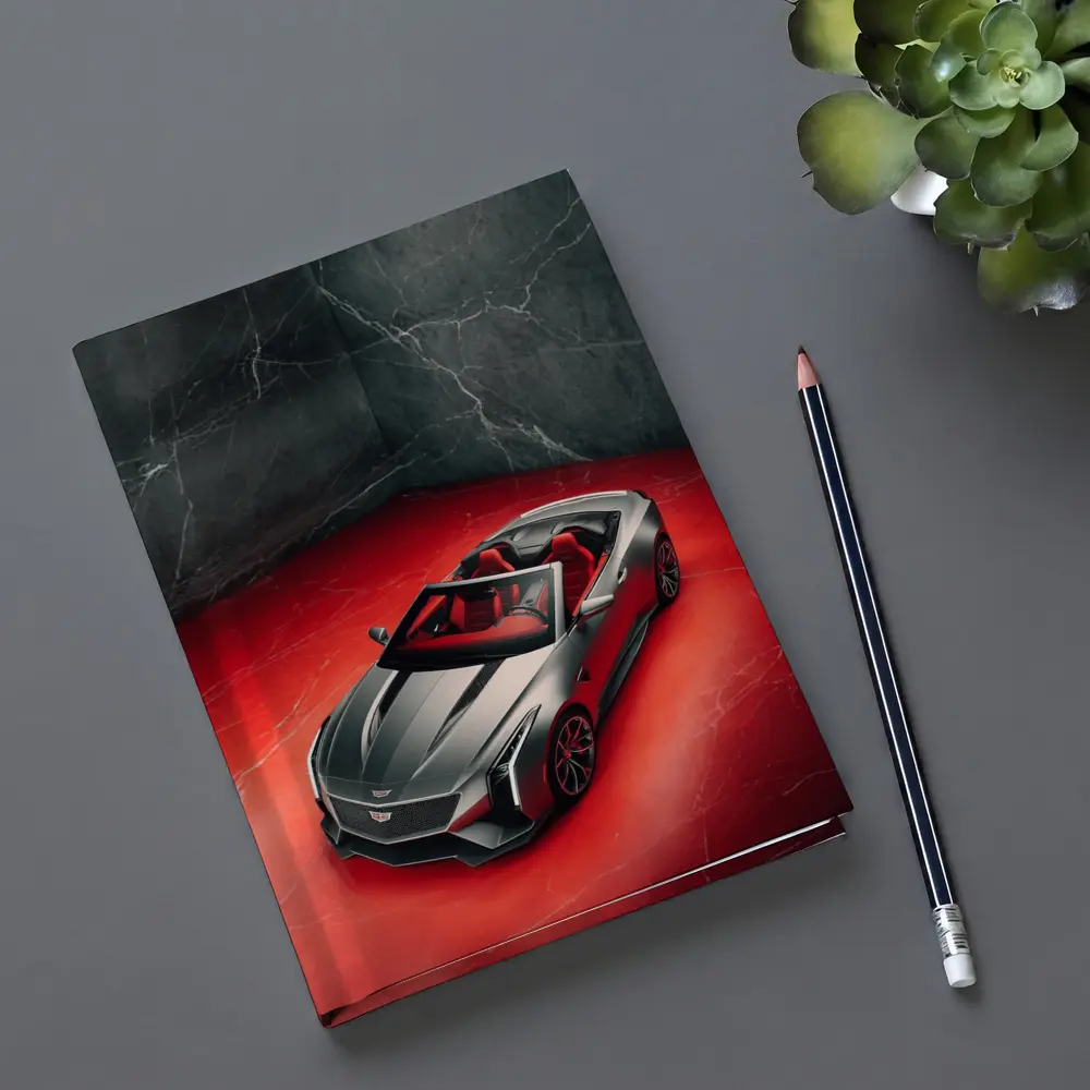 Cadillac XLR Roadster Red Marble Studio – Notebooks
