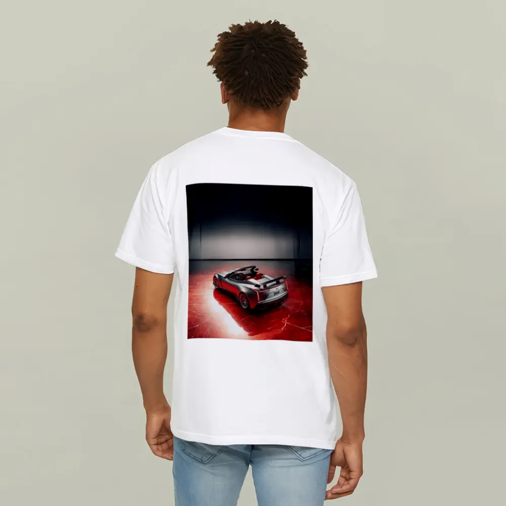 Cadillac XLR Roadster On Red Marble Floor – T-Shirts