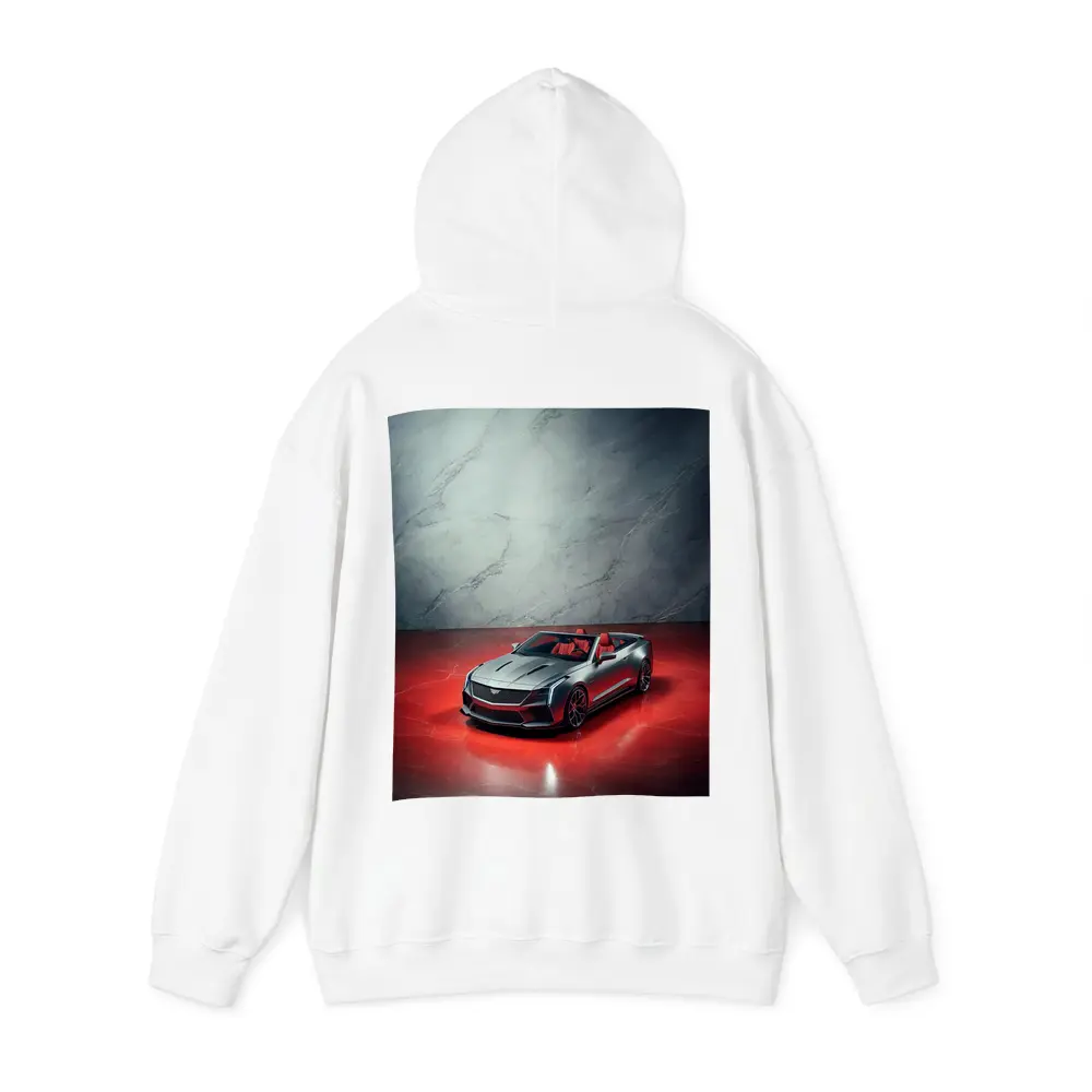 Cadillac XLR Roadster Silver Red Marble – Hoodies