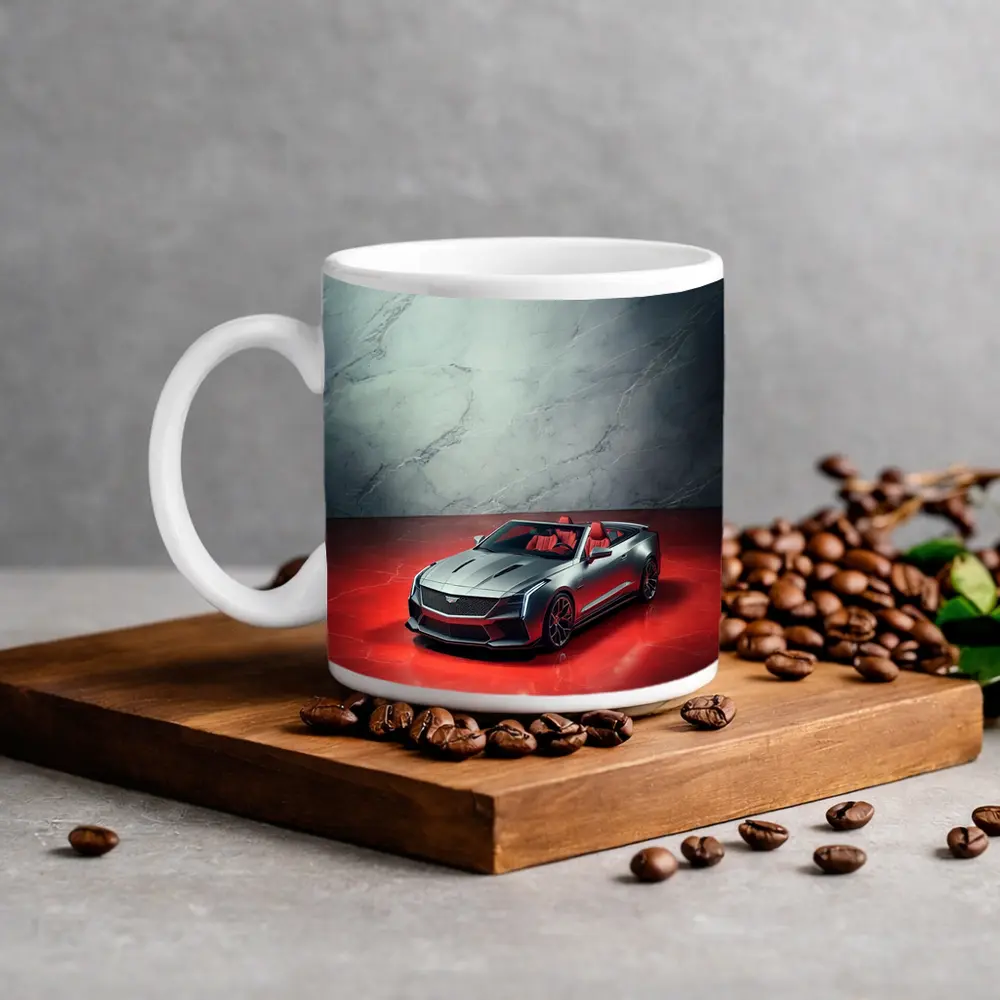 Cadillac XLR Roadster Silver Red Marble – Mugs