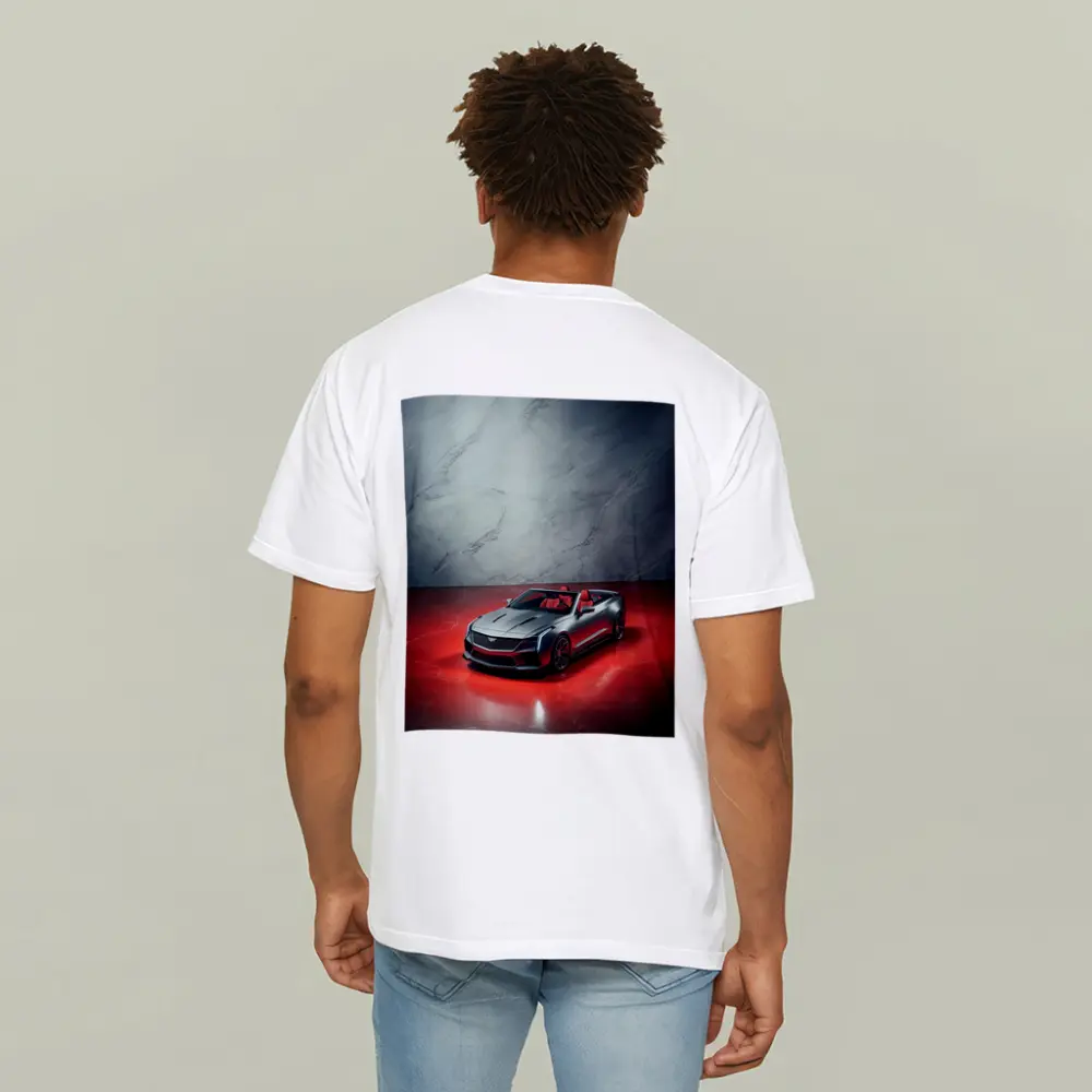 Cadillac XLR Roadster Silver Red Marble – T-Shirts