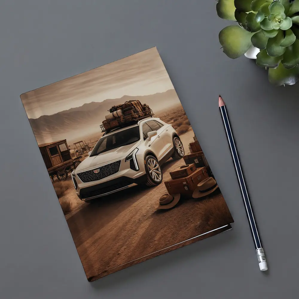 Cadillac XT4 SUV Desert Adventure Scene – Notebooks