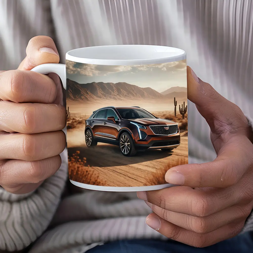 Cadillac XT4 SUV Desert Landscape Drive – Mugs