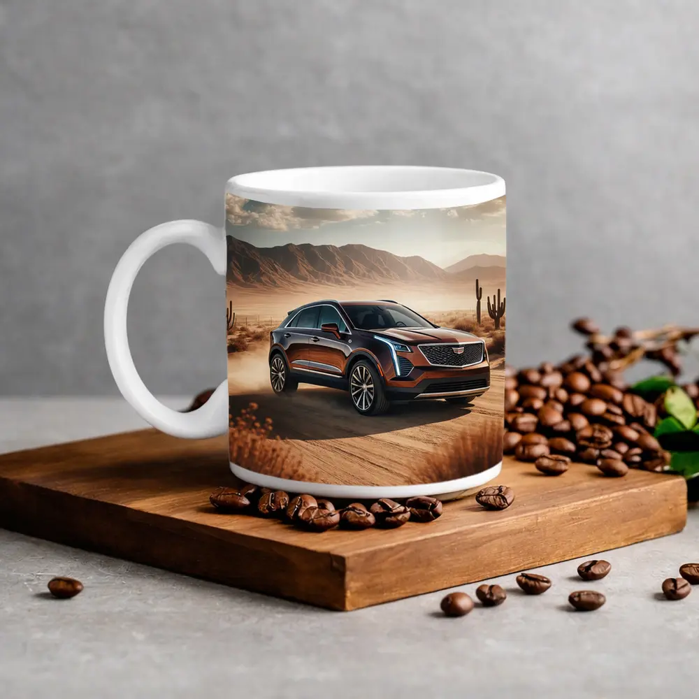 Cadillac XT4 SUV Desert Landscape Drive – Mugs