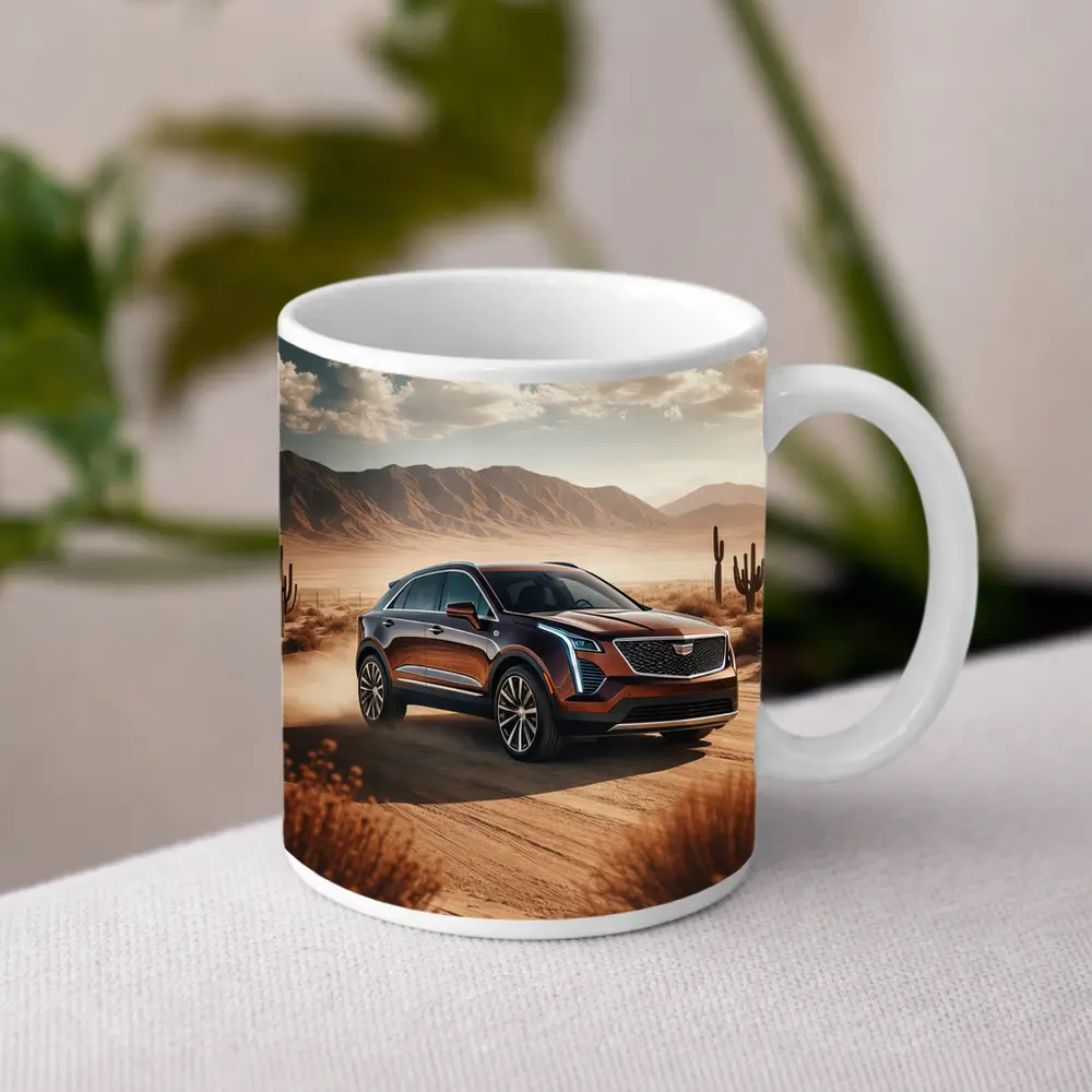 Cadillac XT4 SUV Desert Landscape Drive – Mugs