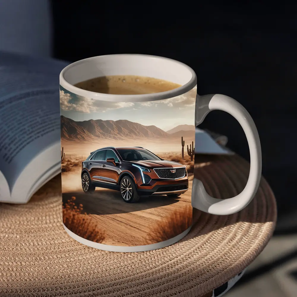 Cadillac XT4 SUV Desert Landscape Drive – Mugs