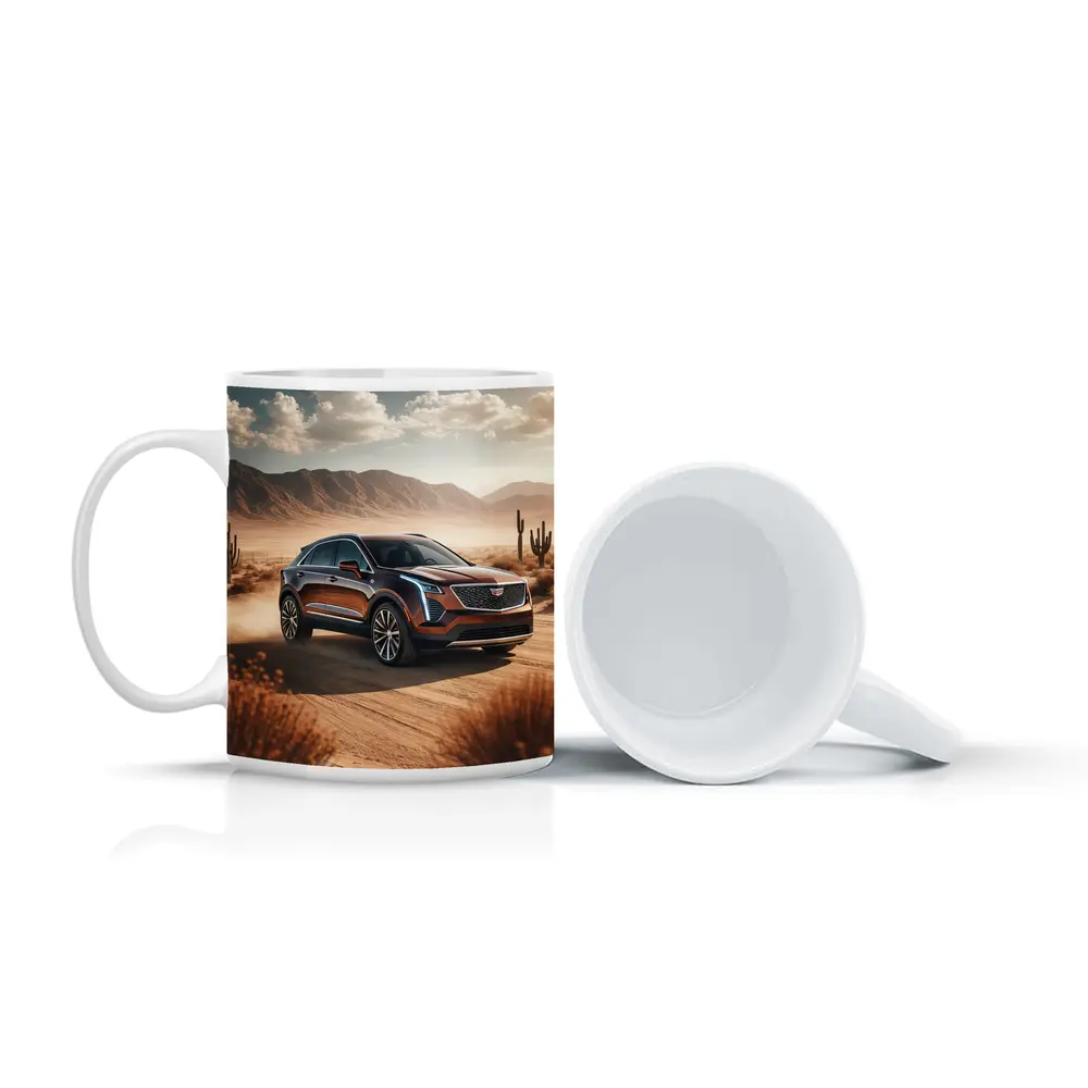Cadillac XT4 SUV Desert Landscape Drive – Mugs