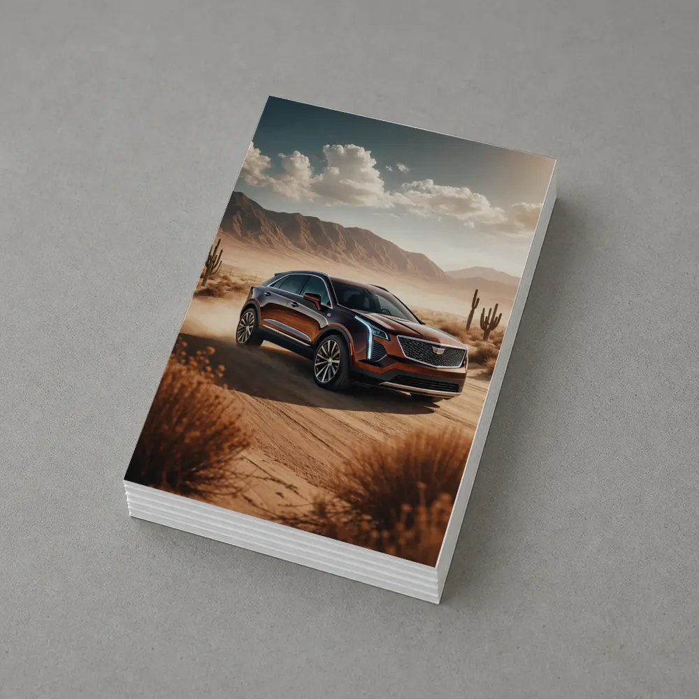 Cadillac XT4 SUV Desert Landscape Drive – Postcards