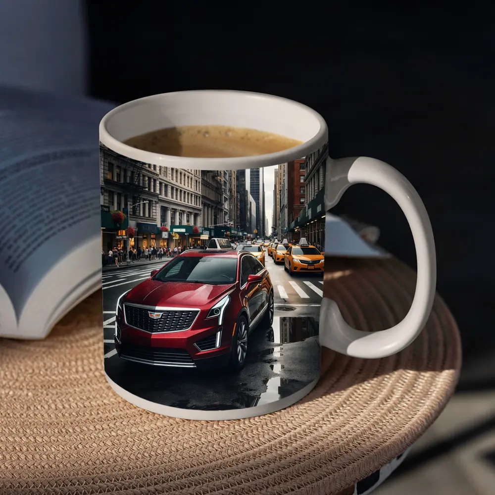 Cadillac XT5 Red SUV New York Street – Mugs