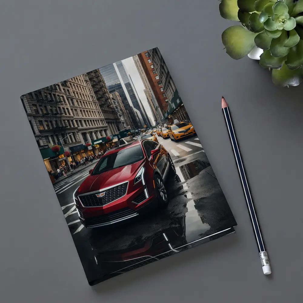 Cadillac XT5 Red SUV New York Street – Notebooks