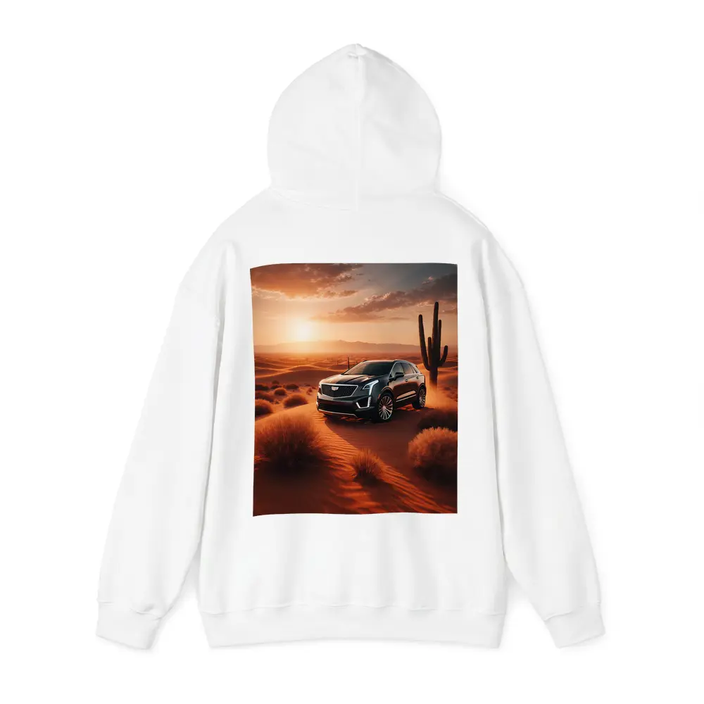 Cadillac XT5 Black SUV Desert Sunset – Hoodies