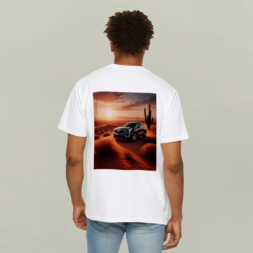 Cadillac XT5 Black SUV Desert Sunset – T-Shirts