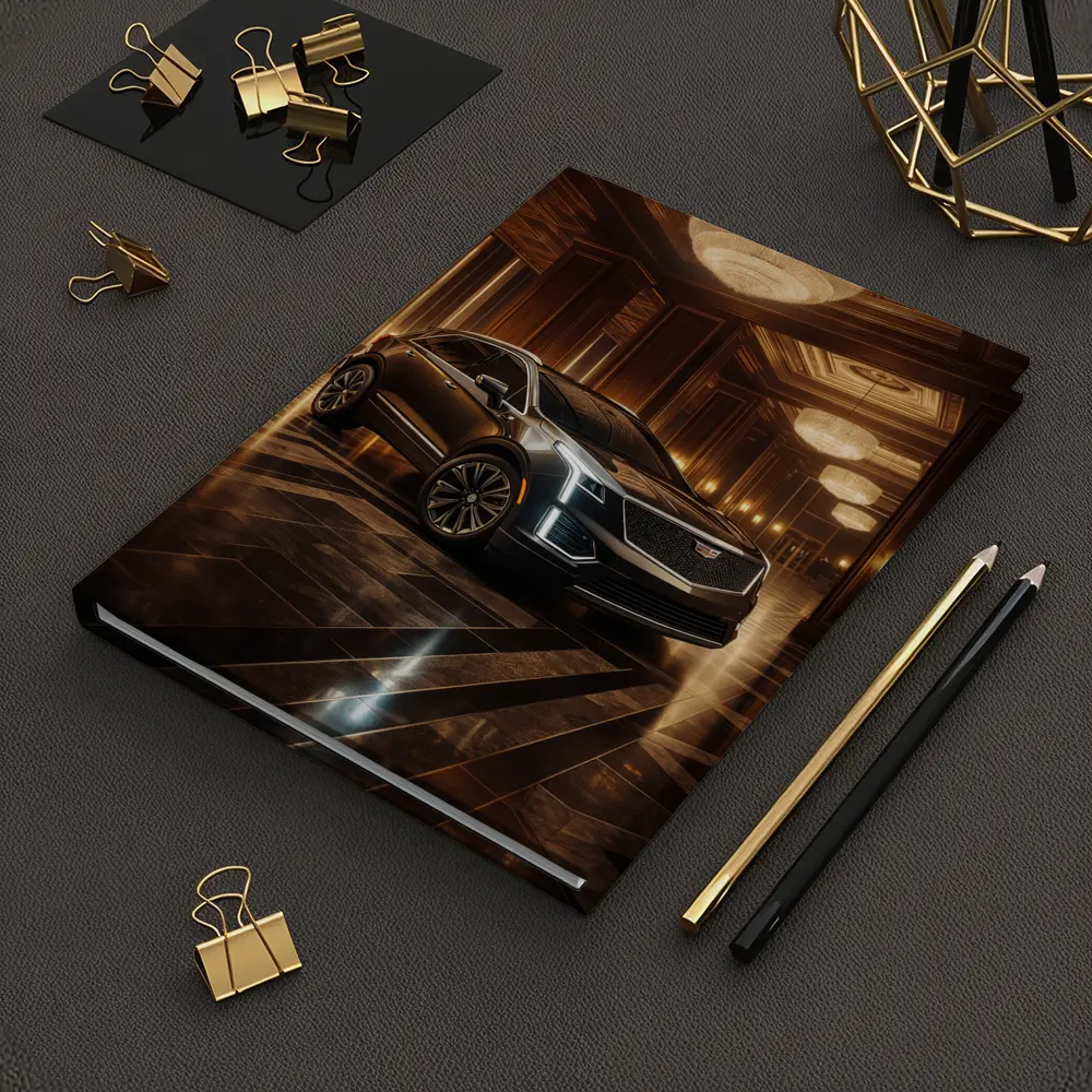 Cadillac XT5 Inside Luxury Hotel Lobby – Notebooks