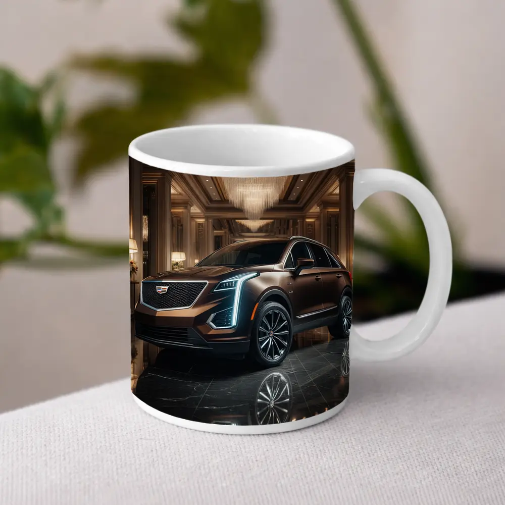 Cadillac XT5 SUV Inside Luxury Hotel – Mugs