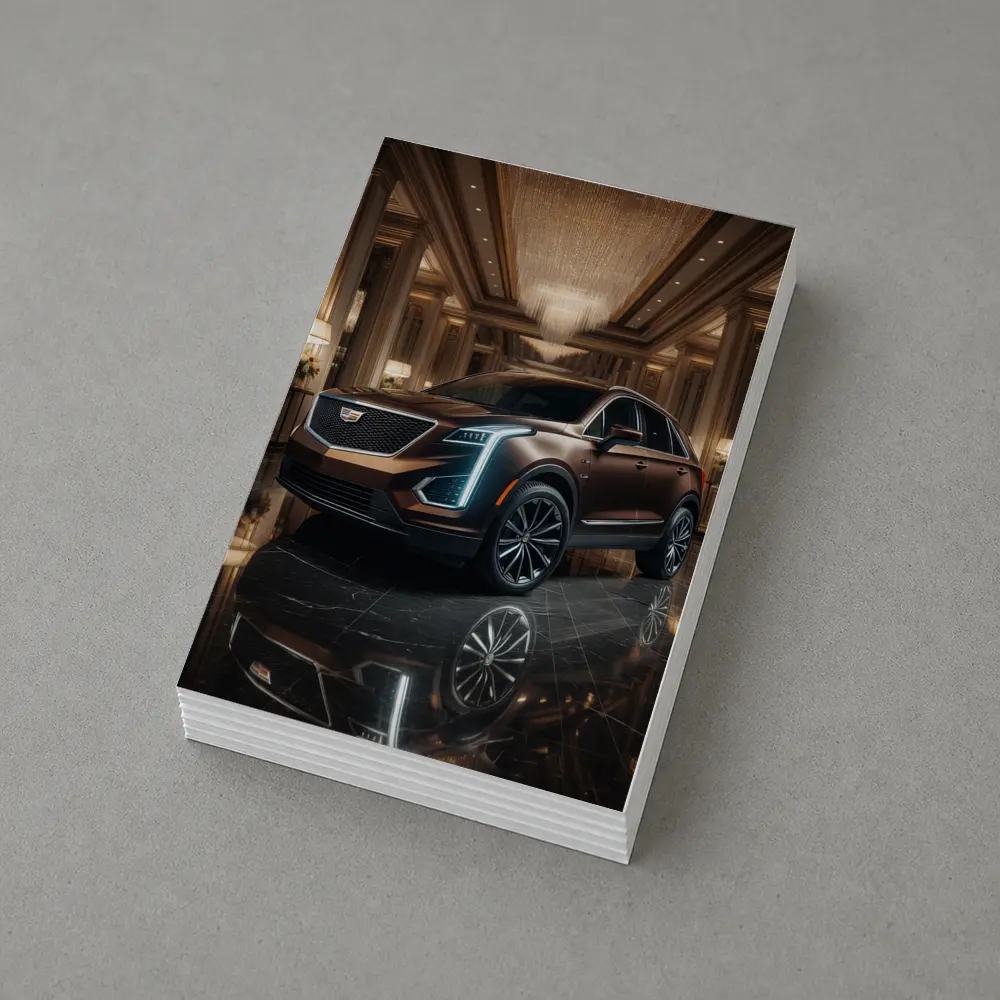 Cadillac XT5 SUV Inside Luxury Hotel – Postcards