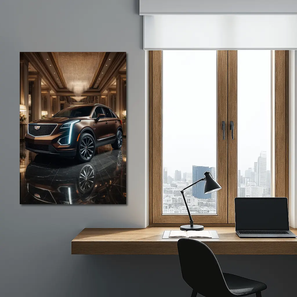 Cadillac XT5 SUV Inside Luxury Hotel – Wall Art