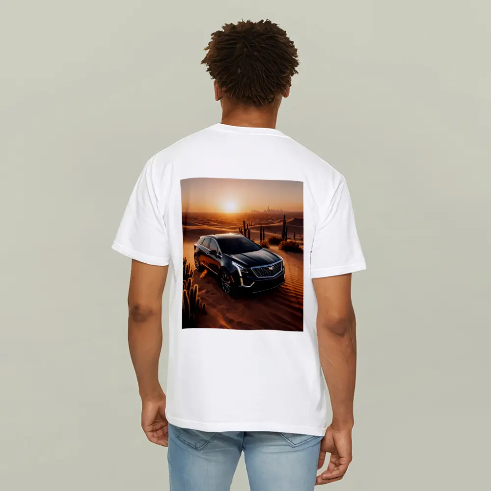 Cadillac XT5 Black SUV Desert Sunset – T-Shirts
