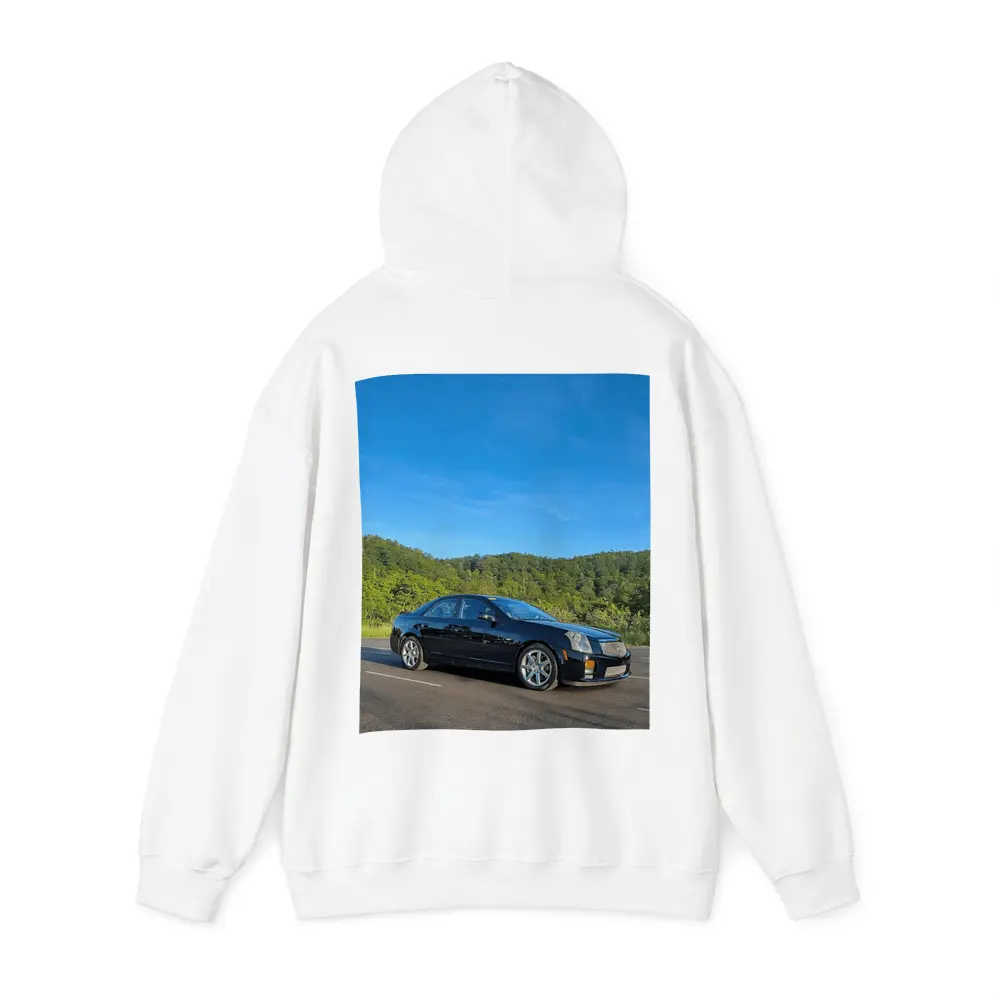 Cadillac CTS Black Sedan Mountain Road – Hoodies