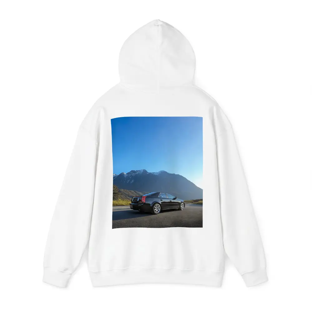 Cadillac CTS Black Sedan Mountain Road – Hoodies