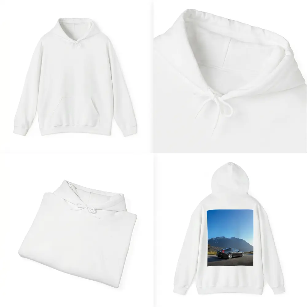 Cadillac CTS Black Sedan Mountain Road – Hoodies