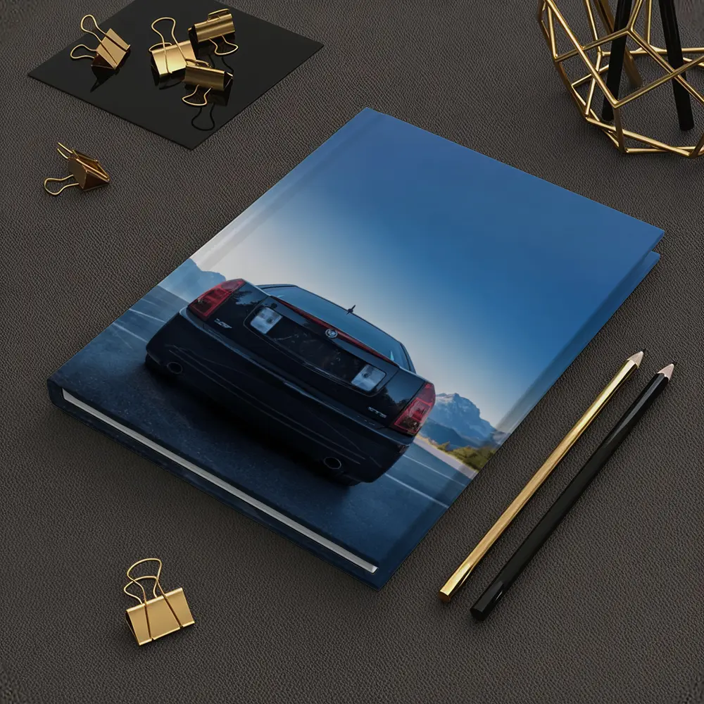 Cadillac CTS Black Rear Mountain Road – Notebooks