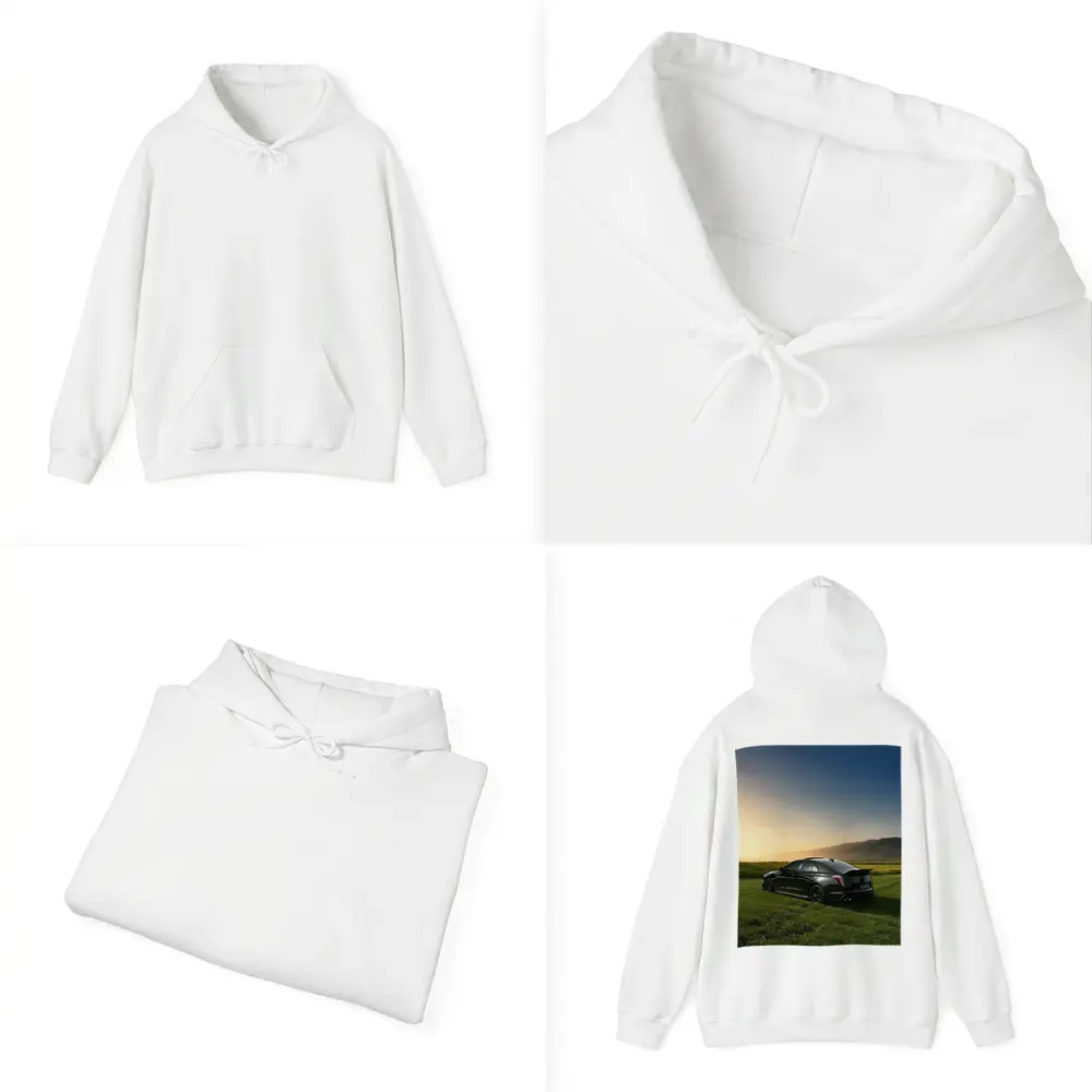 Cadillac CT5 Black Sedan Sunset Field – Hoodies