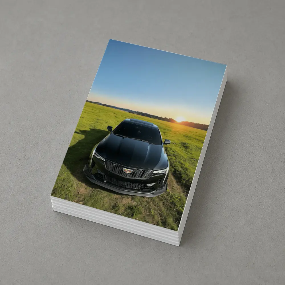 Cadillac CT5 Black Sunset Field Front View – Postcards