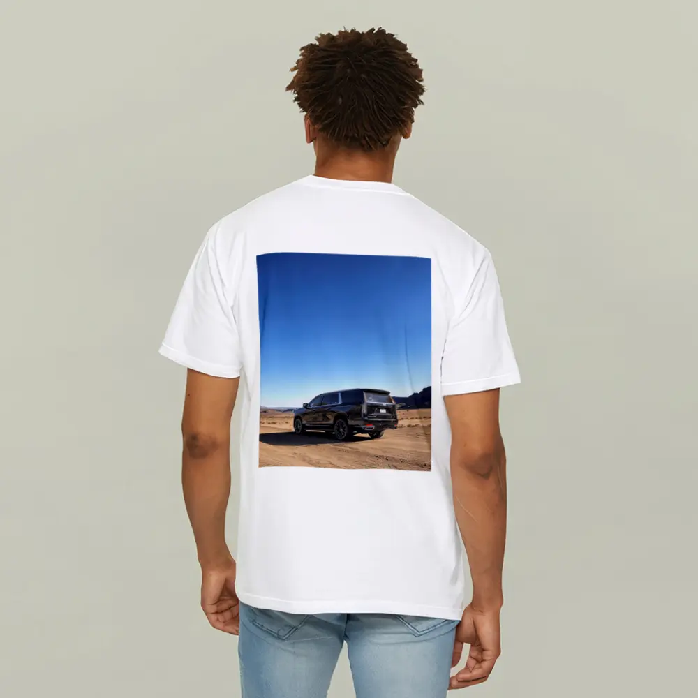Black Cadillac Escalade Desert Dirt Road – T-Shirts