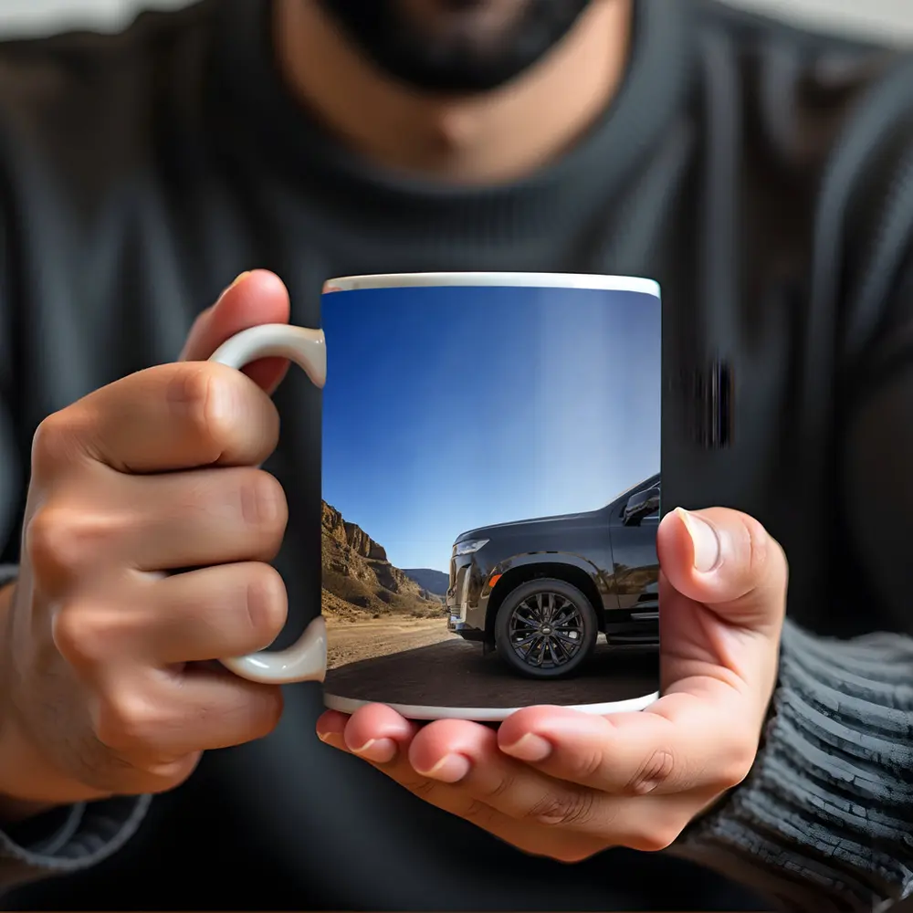 Cadillac Escalade Black Desert Canyon Road – Mugs