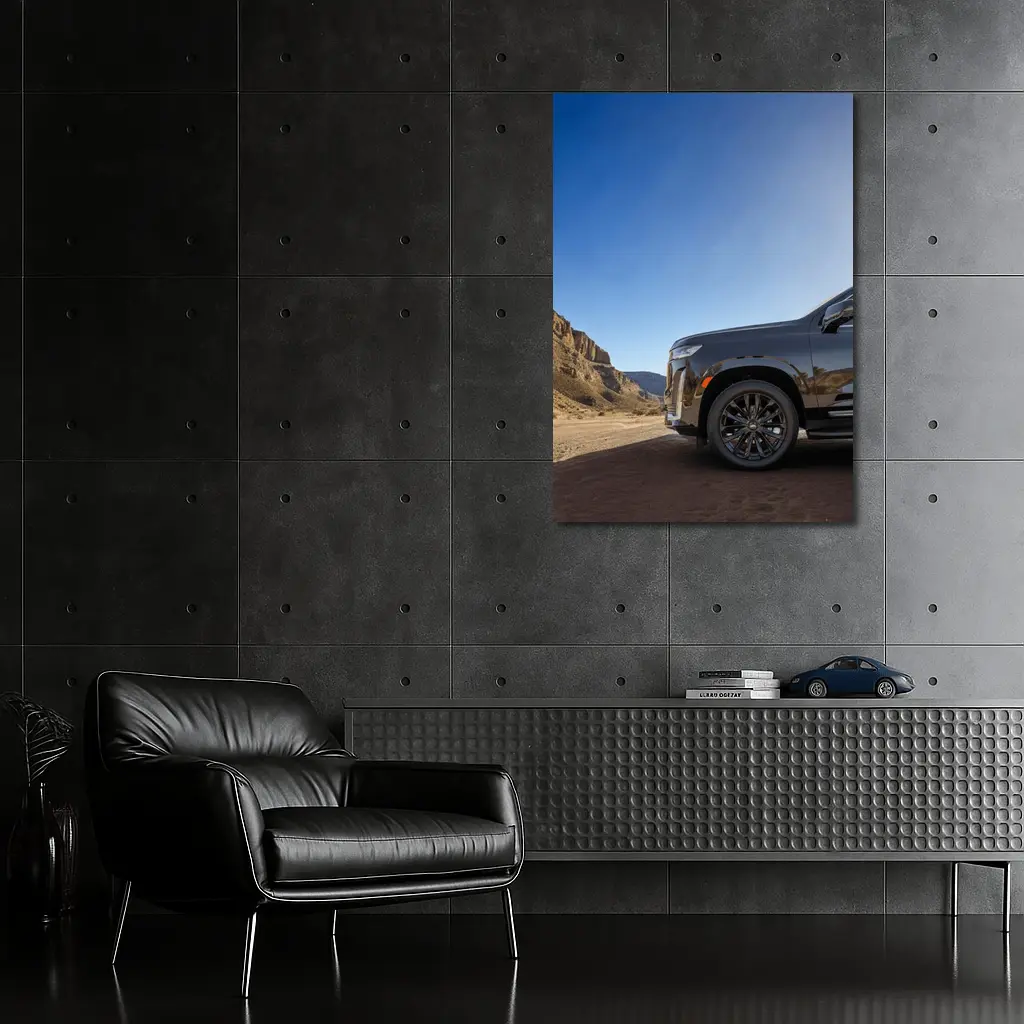 Cadillac Escalade Black Desert Canyon Road – Wall Art