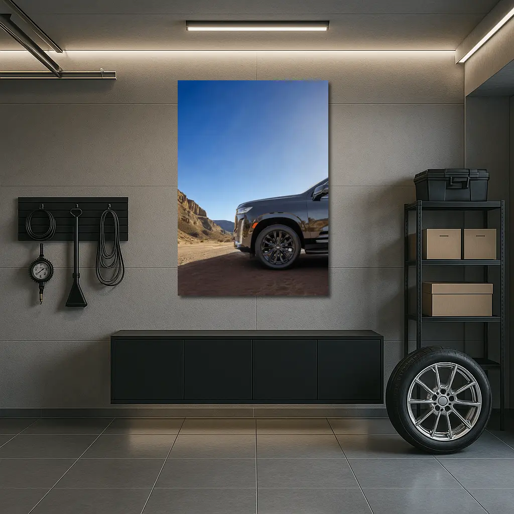 Cadillac Escalade Black Desert Canyon Road – Wall Art