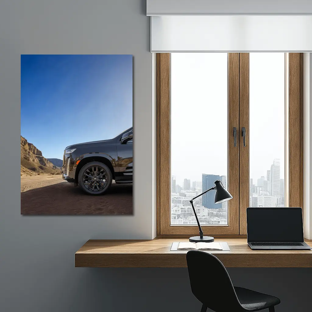 Cadillac Escalade Black Desert Canyon Road – Wall Art