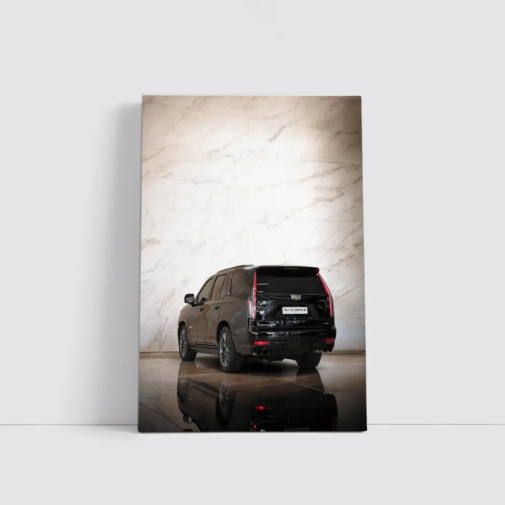 Cadillac Escalade Black Marble Wall Background – Wall Art