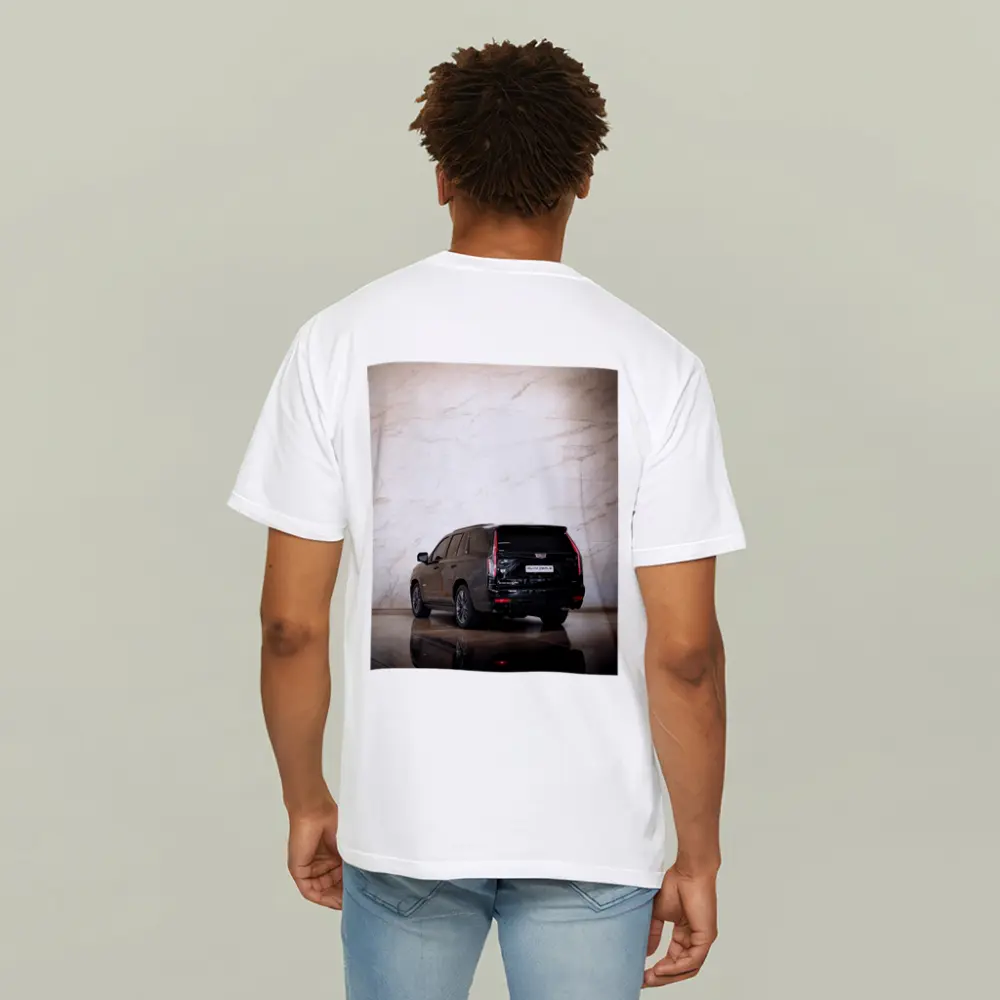 Cadillac Escalade Black Marble Wall Background – T-Shirts
