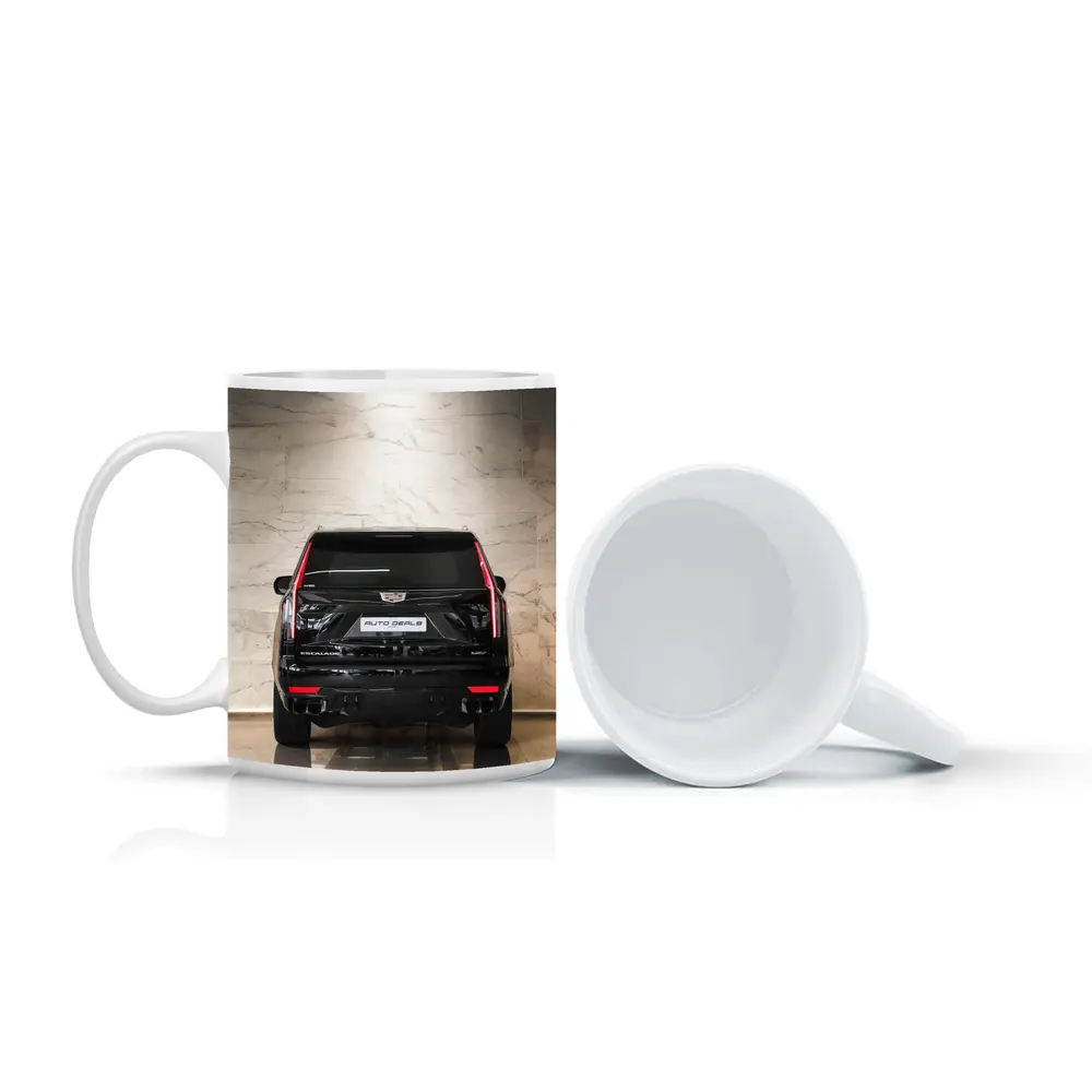 Cadillac Escalade Black Rear Marble Showroom – Mugs