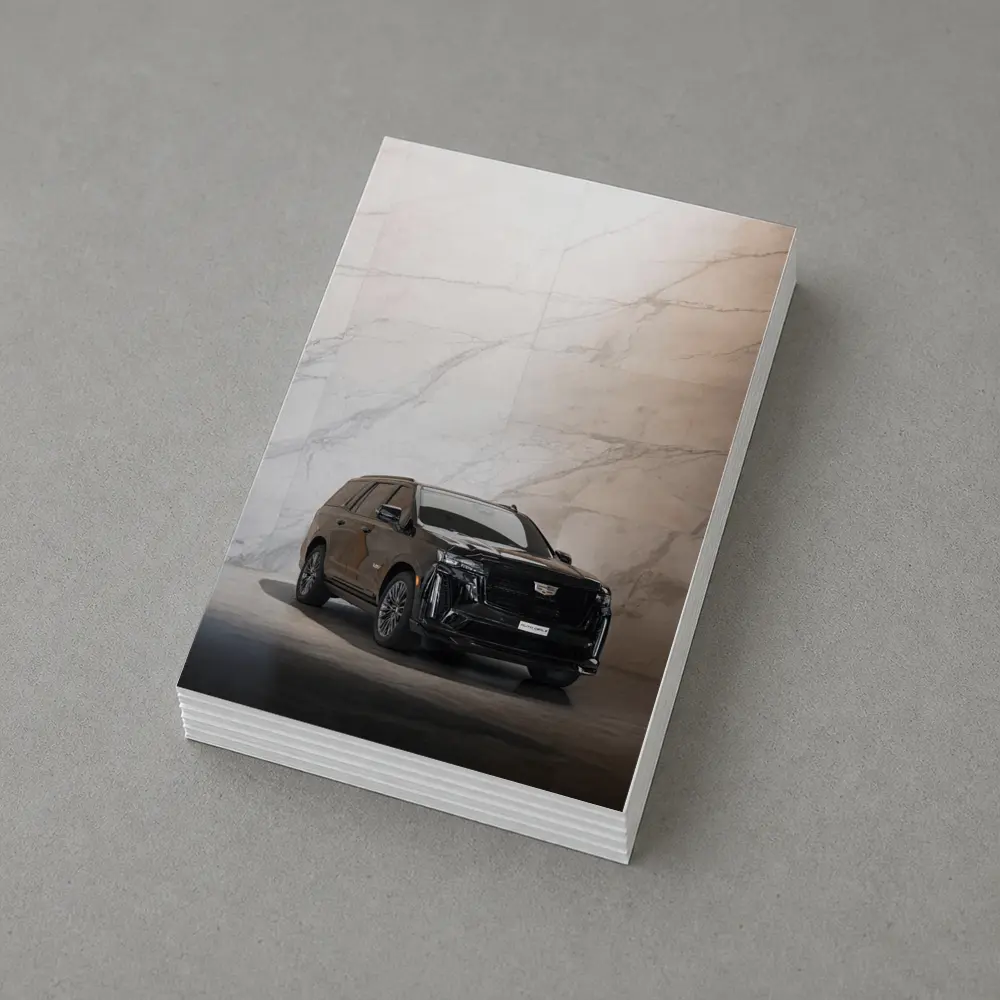 Cadillac Escalade Black Marble Wall Background – Postcards