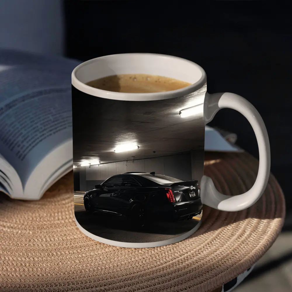 Cadillac ATS Black Coupe Underground Parking – Mugs