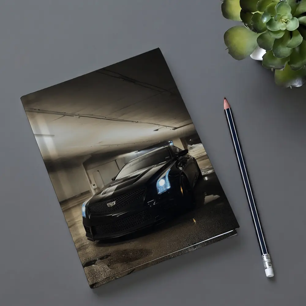 Black Cadillac ATS Underground Parking Garage – Notebooks