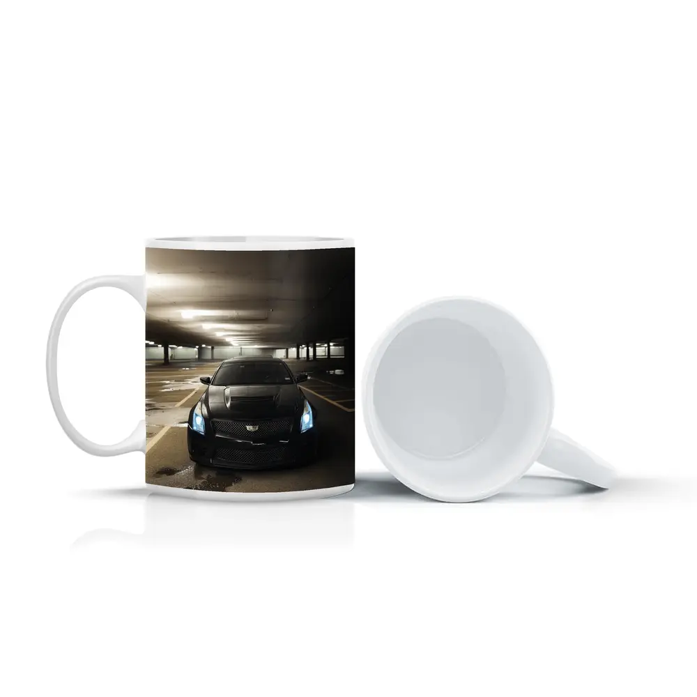 Cadillac ATS Black Underground Parking Garage – Mugs