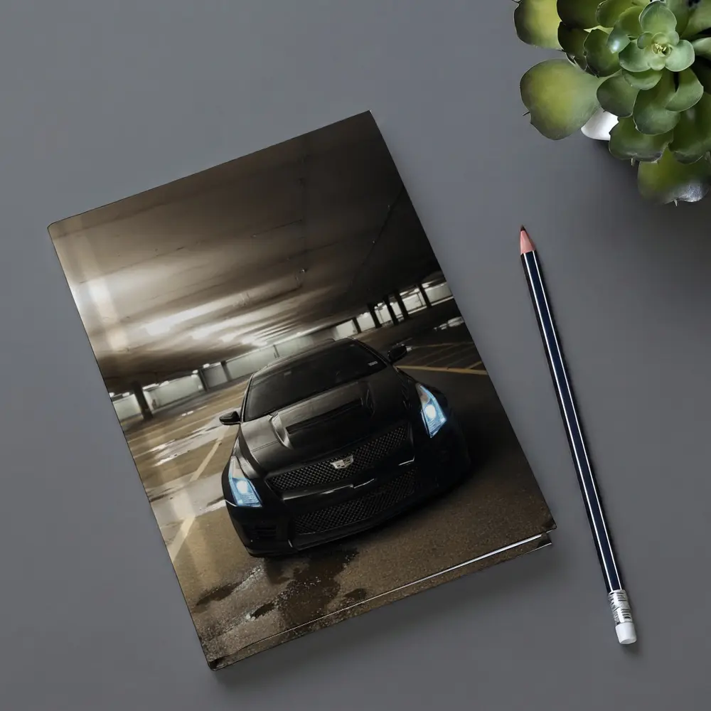 Cadillac ATS Black Underground Parking Garage – Notebooks