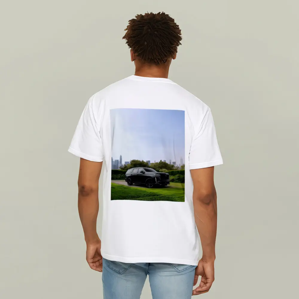 Cadillac Escalade Black SUV City Skyline – T-Shirts