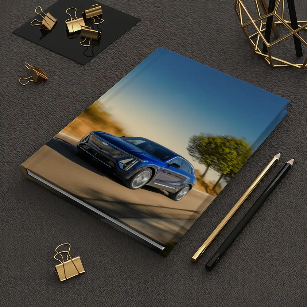 Cadillac Lyriq Blue SUV Open Road Drive – Notebooks