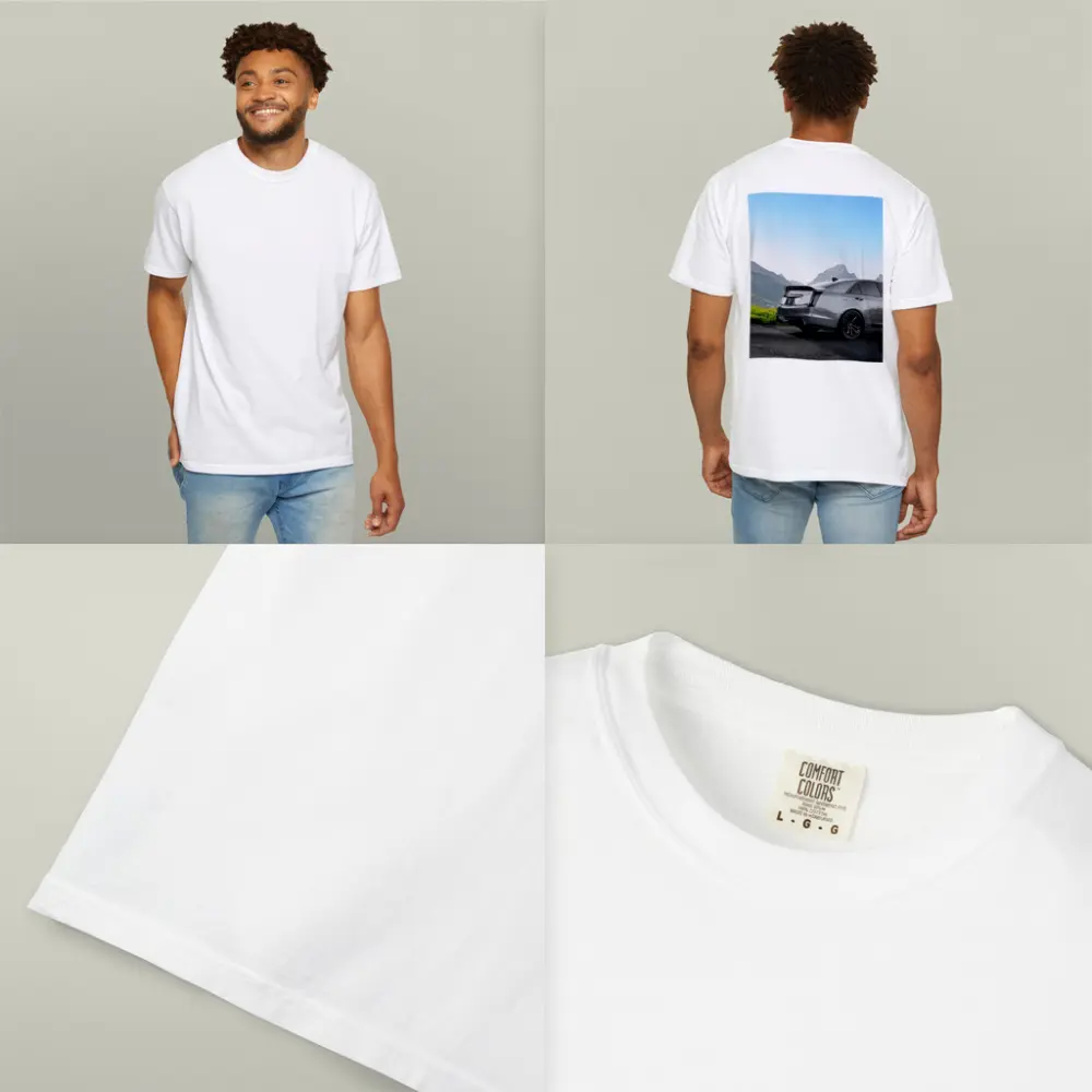 Cadillac CTS Gray Rear Mountain Backdrop – T-Shirts