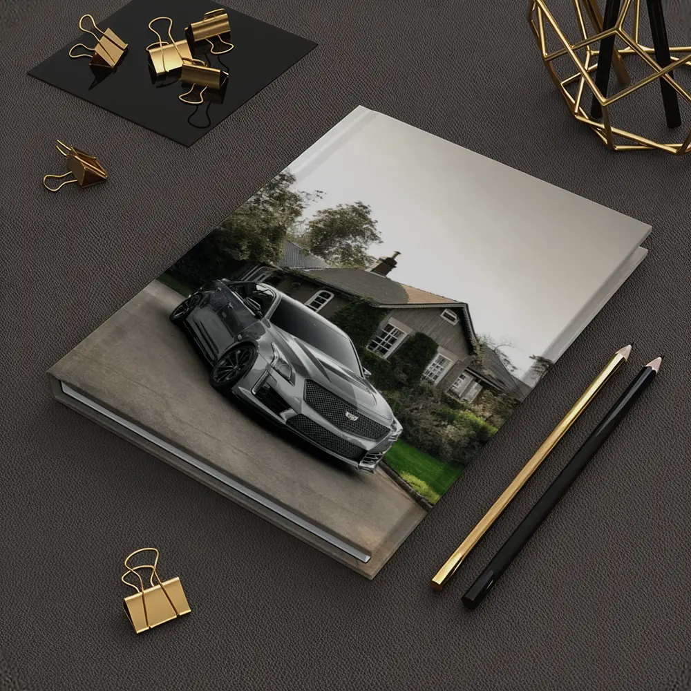 Cadillac CTS Silver Sedan Country Village Setting – Notebooks