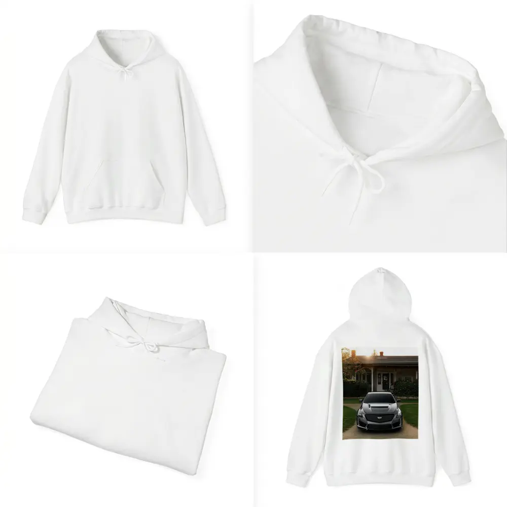 Cadillac CTS Gray Car Village Driveway – Hoodies