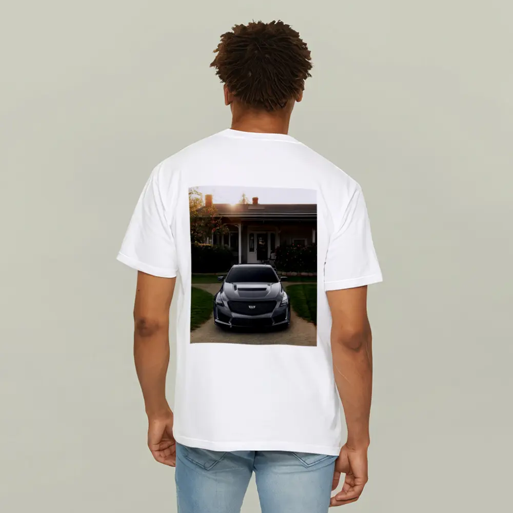 Cadillac CTS Gray Car Village Driveway – T-Shirts