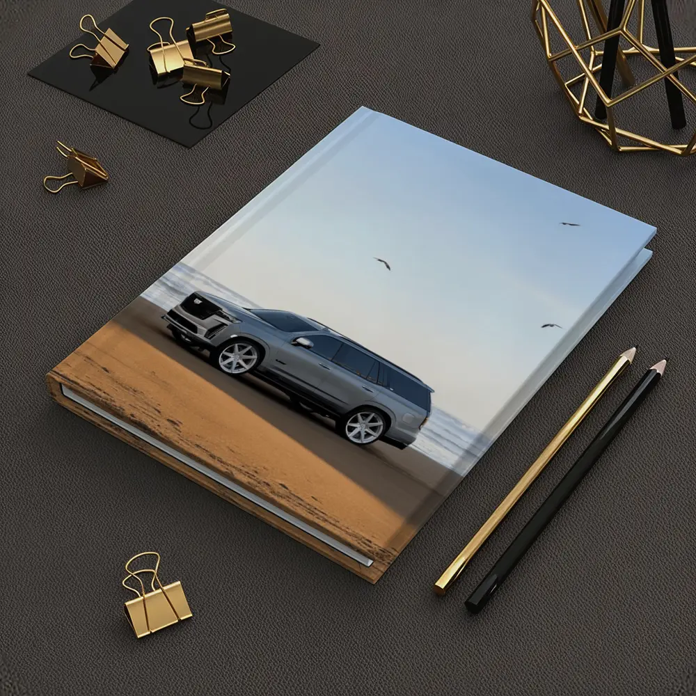 Cadillac Escalade Gray SUV Beach Shore – Notebooks